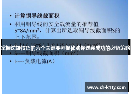 掌握逆转技巧的六个关键要素揭秘助你逆袭成功的必备策略