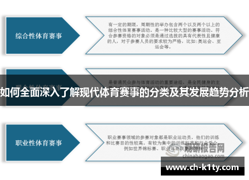 如何全面深入了解现代体育赛事的分类及其发展趋势分析